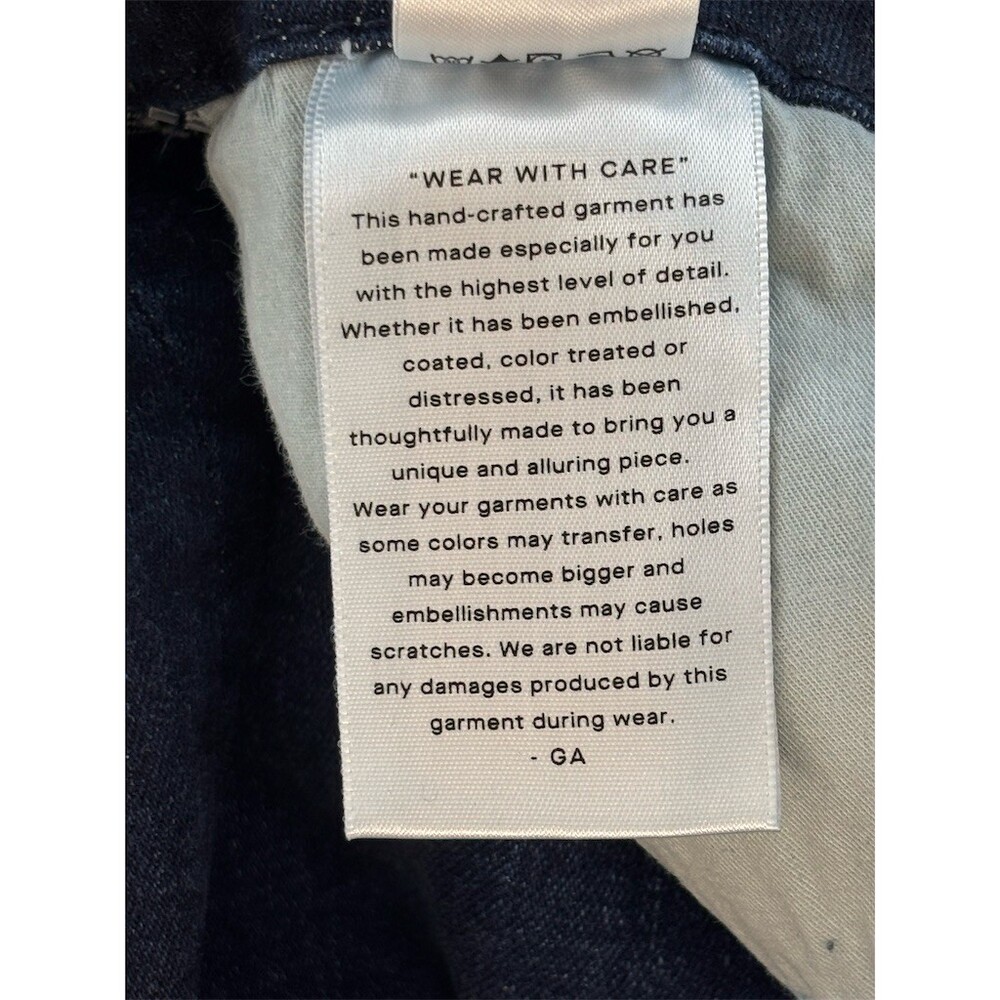 Good American Always Fit Good Legs Skinny Jeans Medium Dark Wash High Rise - Picture 14 of 14